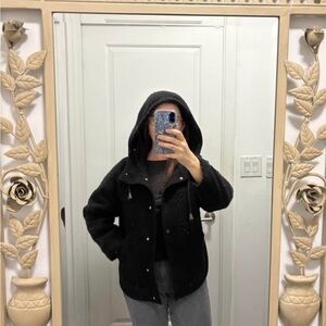 Hooded Lined Jacket Sweater